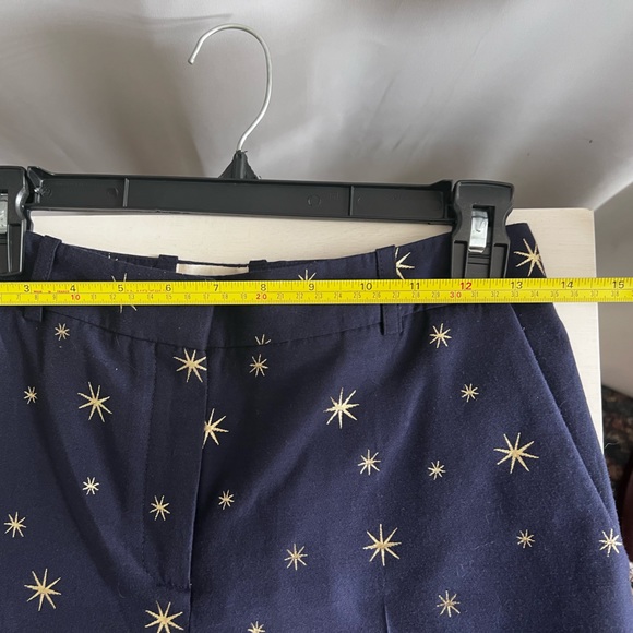 Sezane star printed navy trouser - Picture 7 of 8